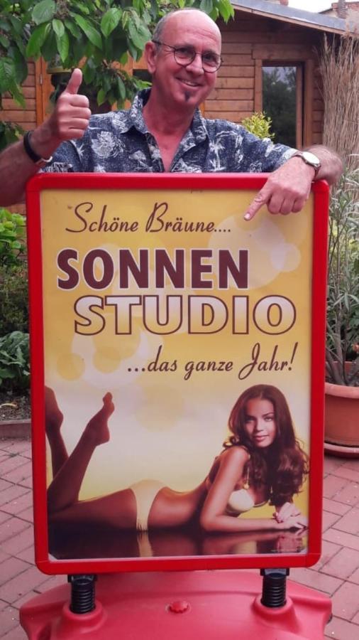 Pension & Sauna Am Lorenz Calbe ภายนอก รูปภาพ