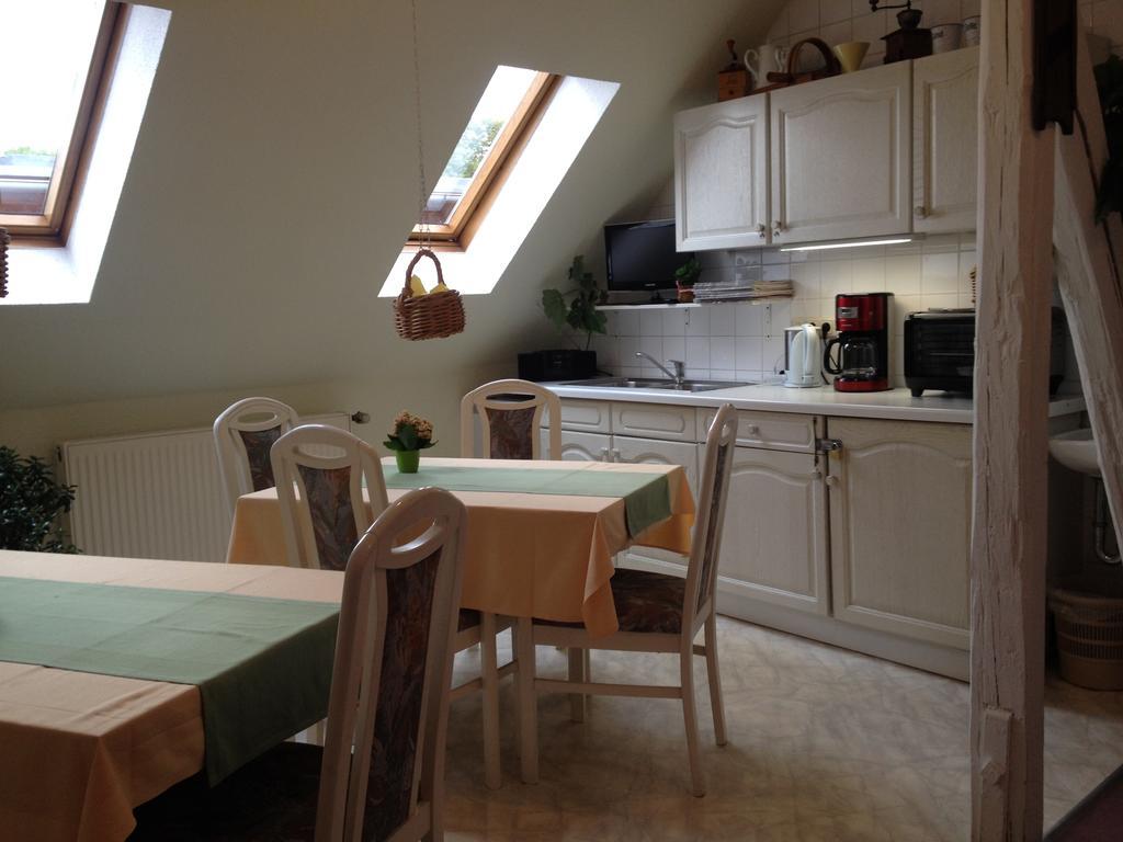 Pension & Sauna Am Lorenz Calbe ภายนอก รูปภาพ